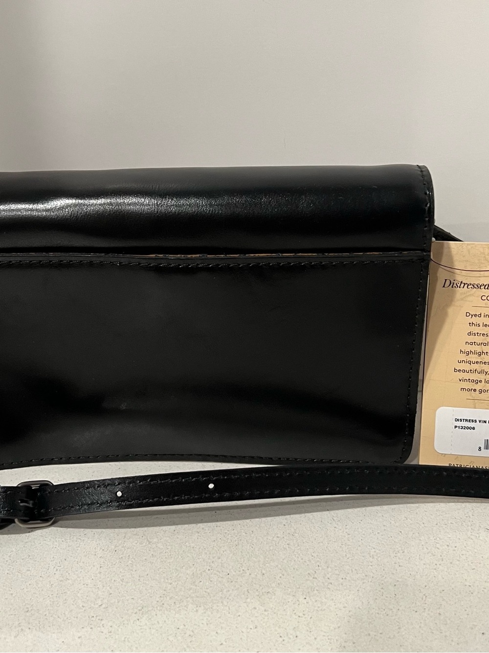 Patricia Nash Bella Leather Crossbody black - Picture 3 of 5